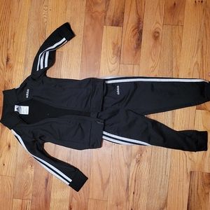 Adidas 3t black tracksuit